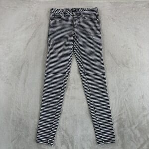 Tripp NYC Daang Goodman T-Back Jean White Black Houndstooth Goth Emo Punk Size 1